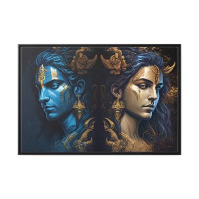 De 'Tablet met Shiva en Parvati', een exquis voorbeeld van meditatieve compositie en sensueel kleurgebruik!